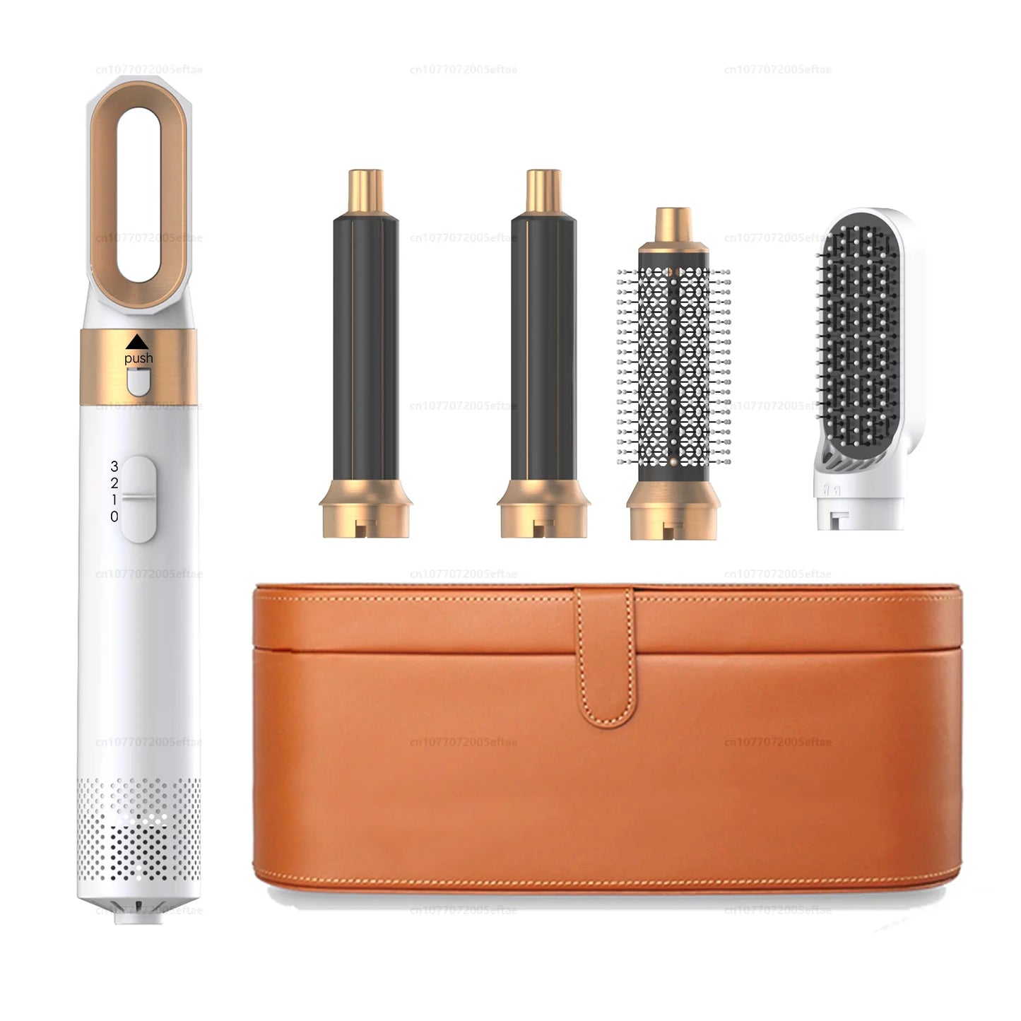 5 In 1 Hair Dryer Hot Air Comb For Curling