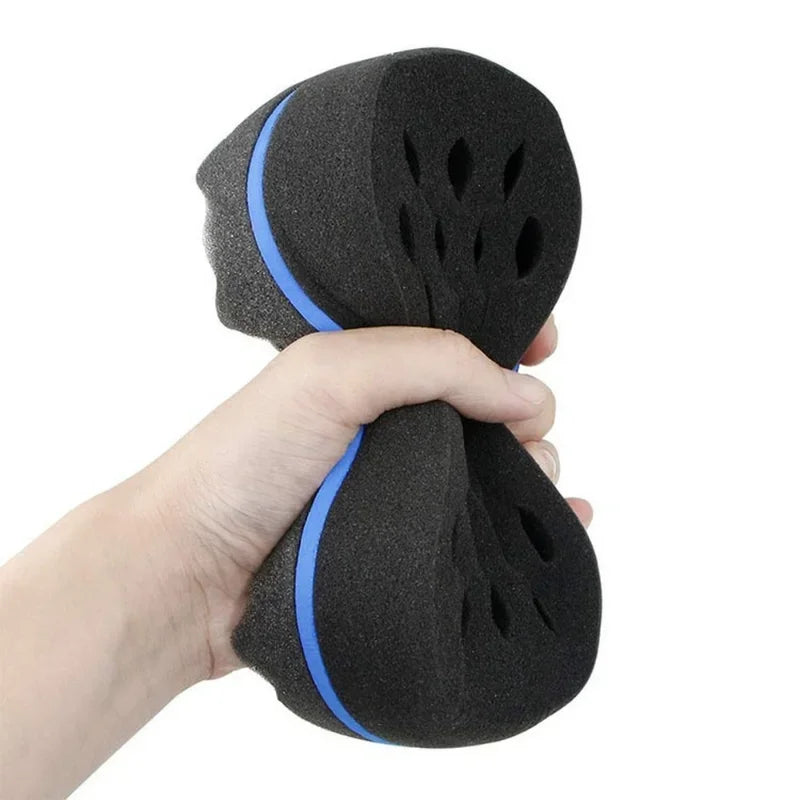 Curly Hair Styling Sponge Brush Double