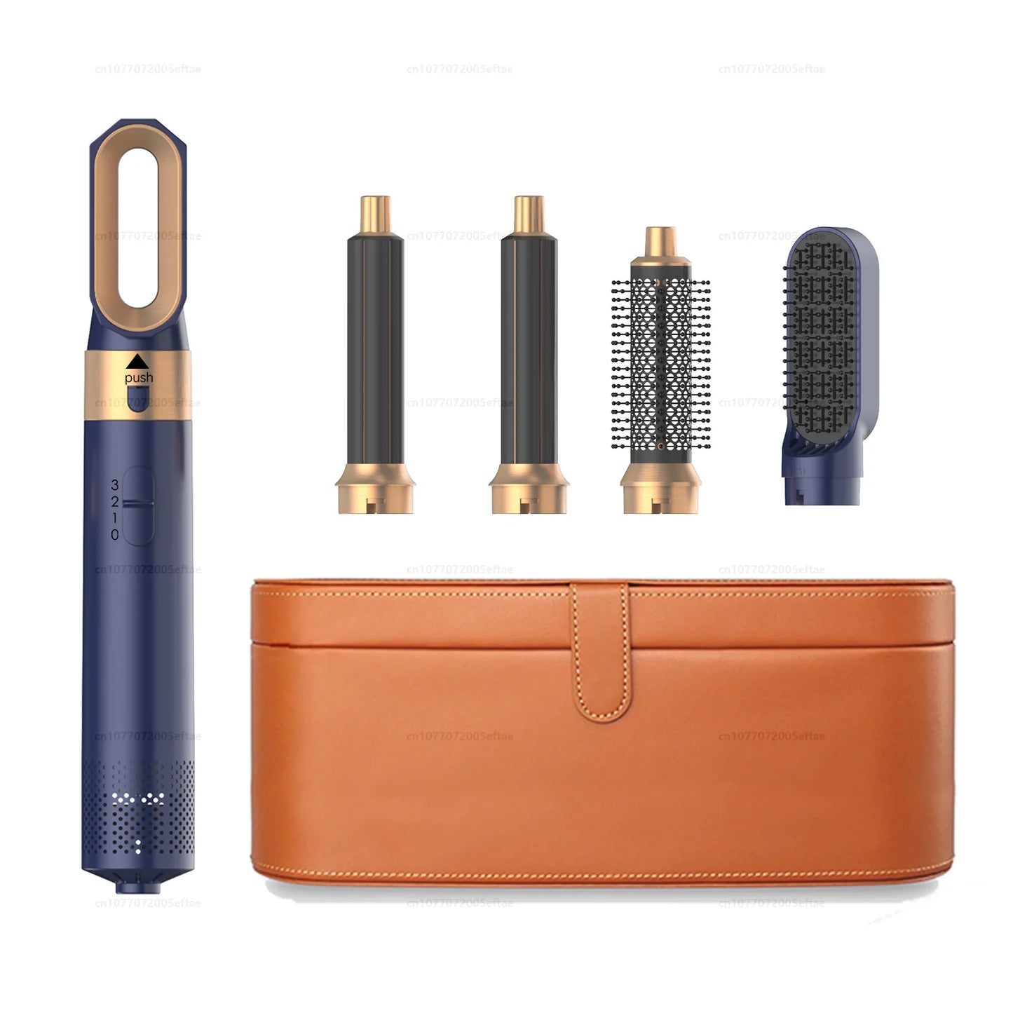5 In 1 Hair Dryer Hot Air Comb For Curling
