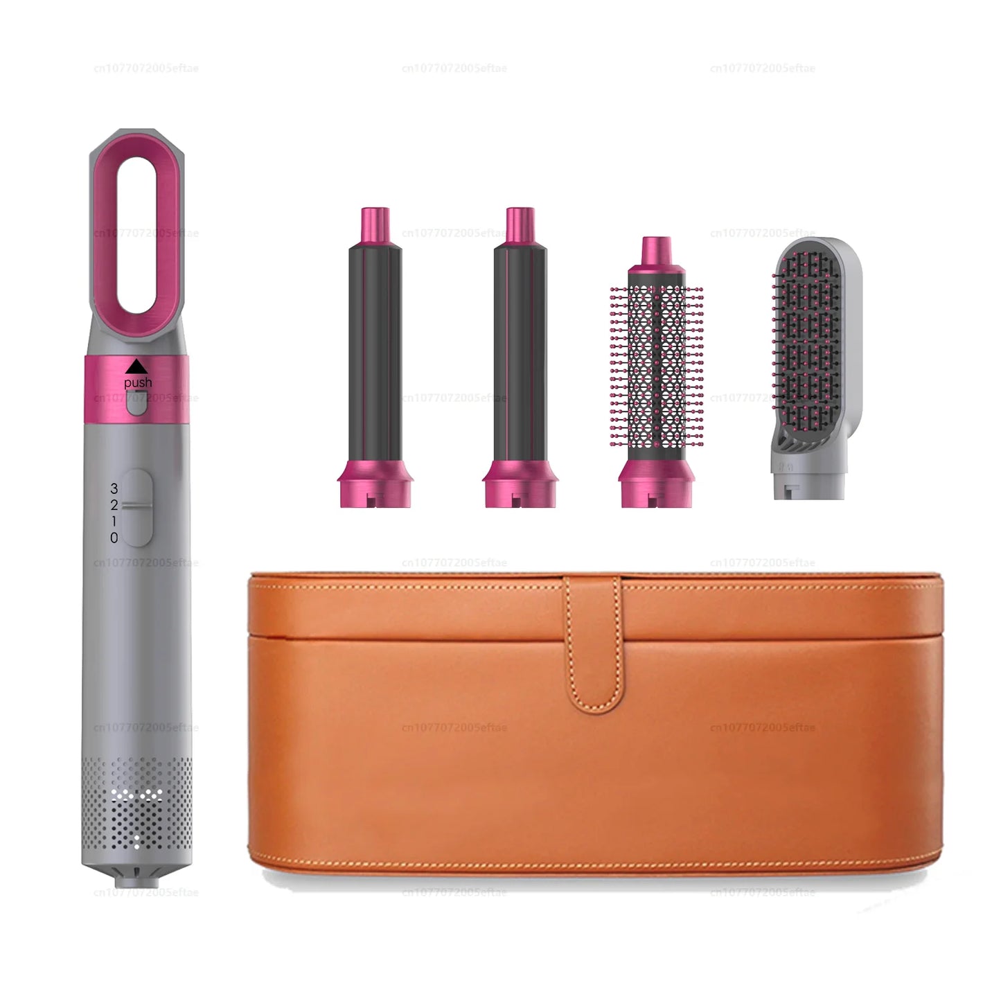 5 In 1 Hair Dryer Hot Air Comb For Curling