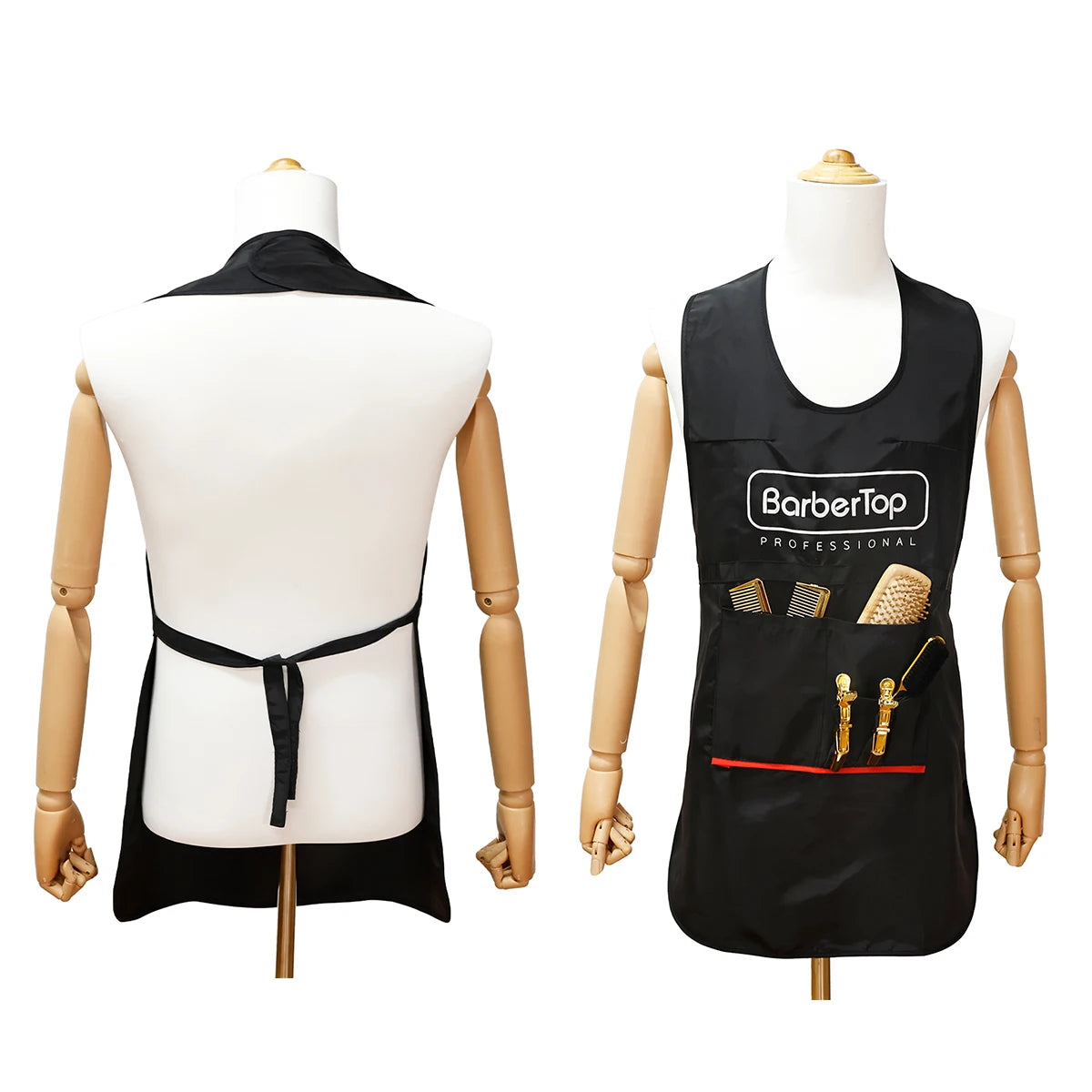 Black Stylist Apron Waterproof