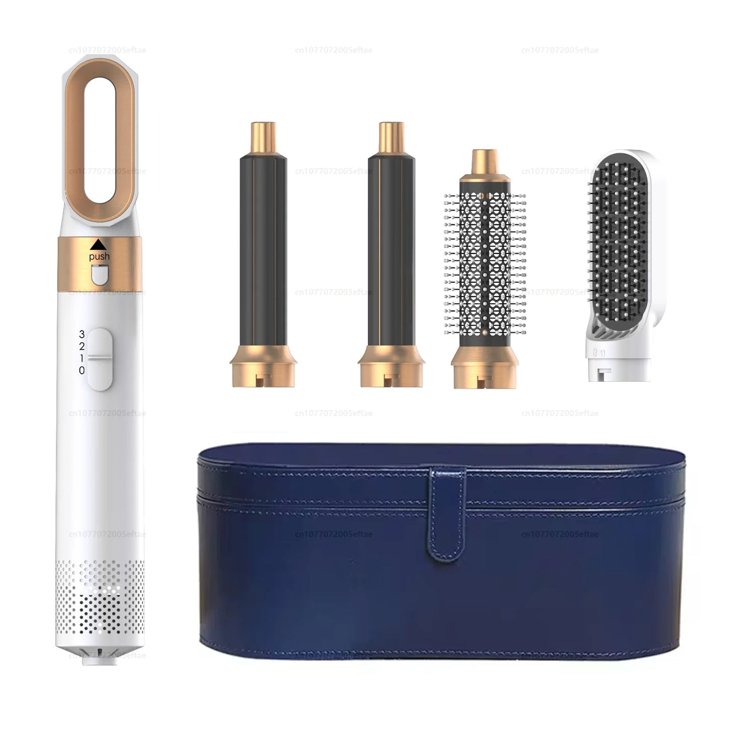 5 In 1 Hair Dryer Hot Air Comb For Curling