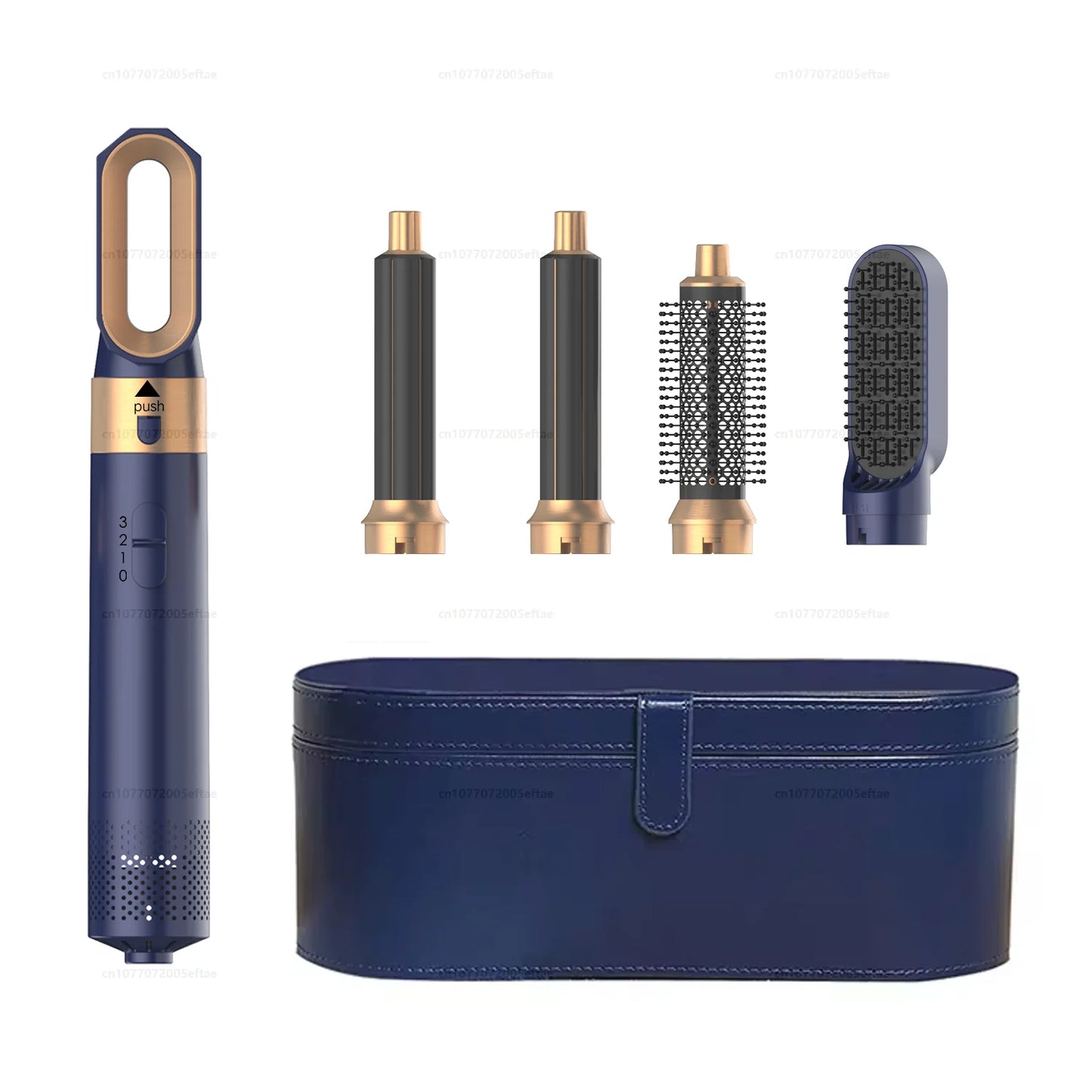 5 In 1 Hair Dryer Hot Air Comb For Curling