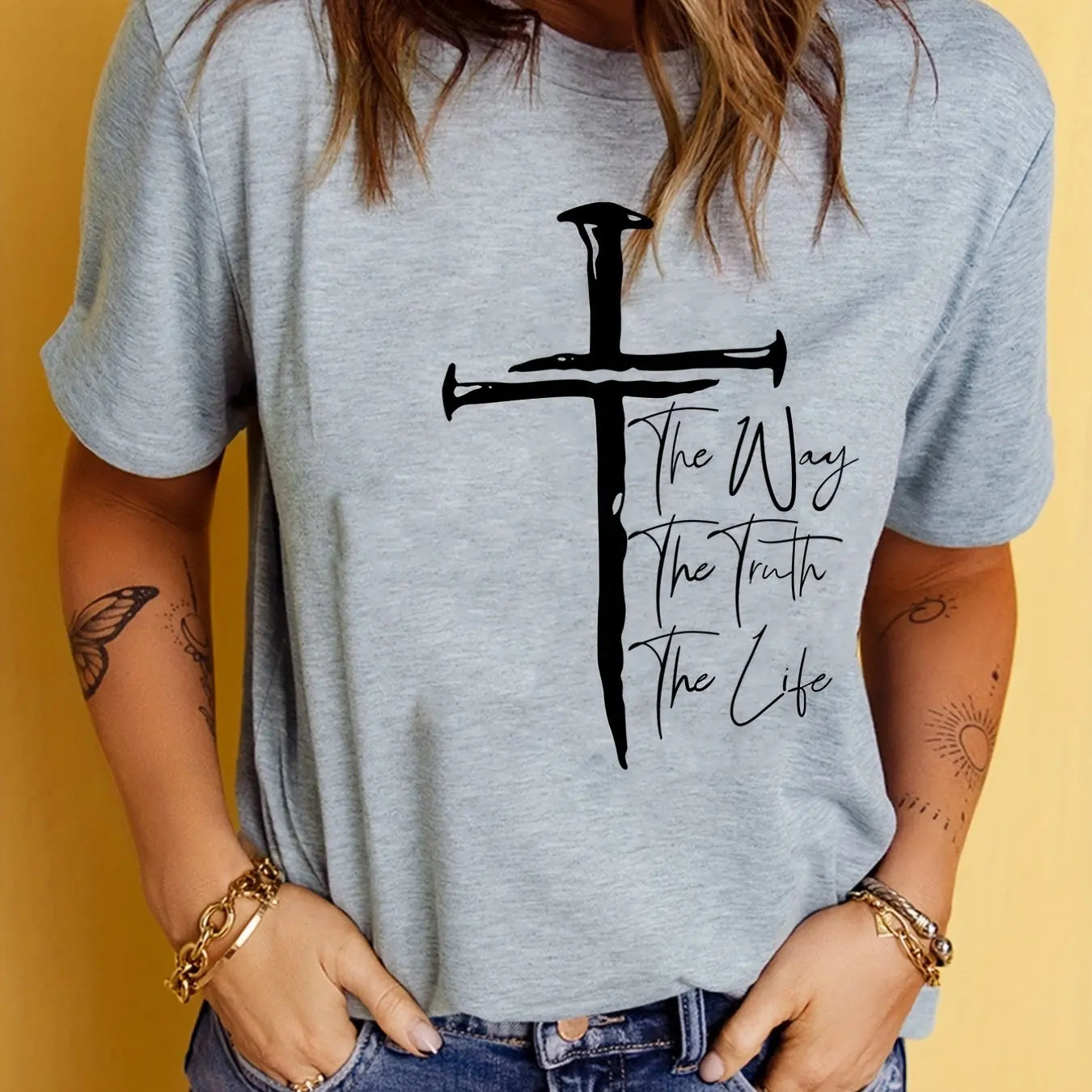 Love Like Jesus Print T-Shirt, Short Sleeve