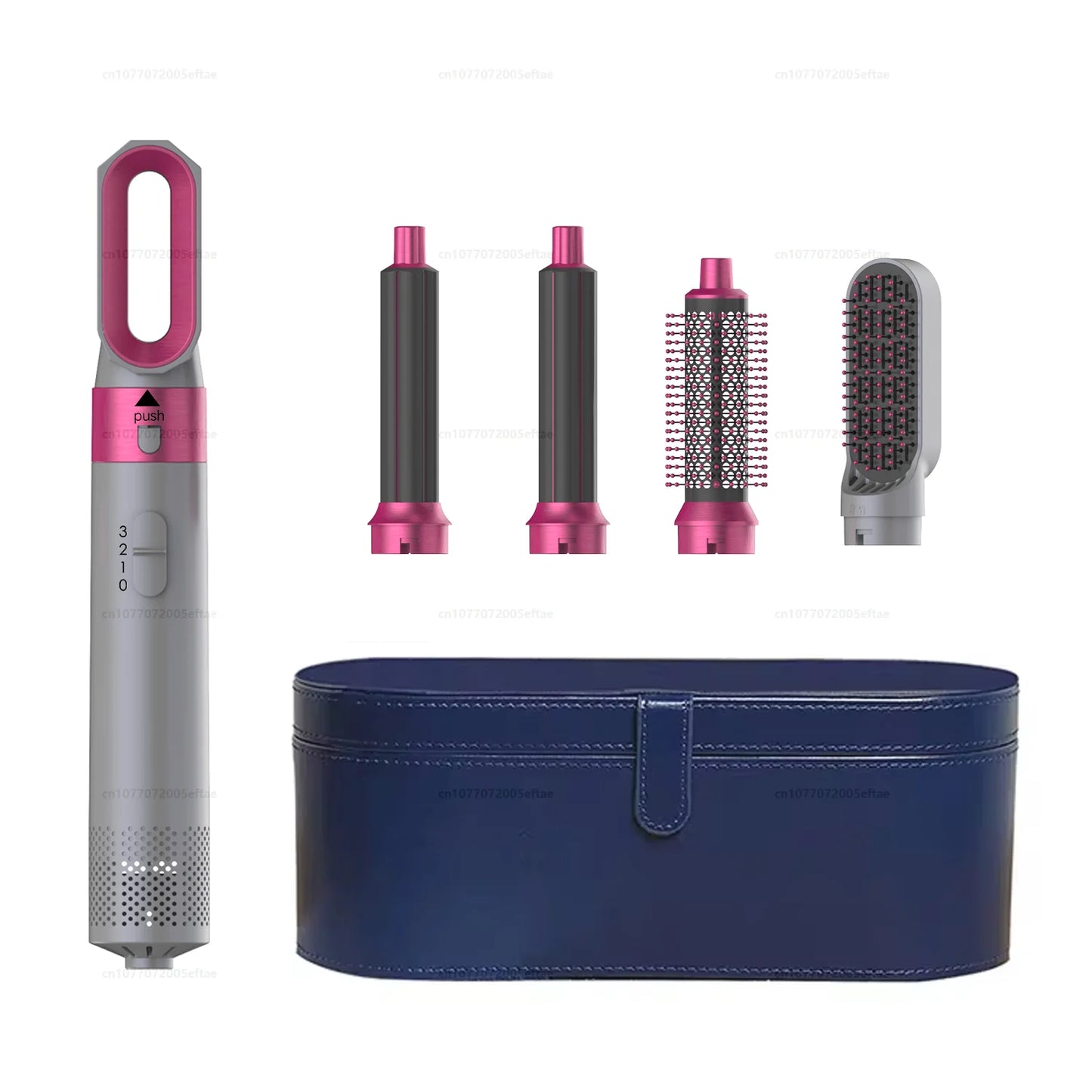 5 In 1 Hair Dryer Hot Air Comb For Curling