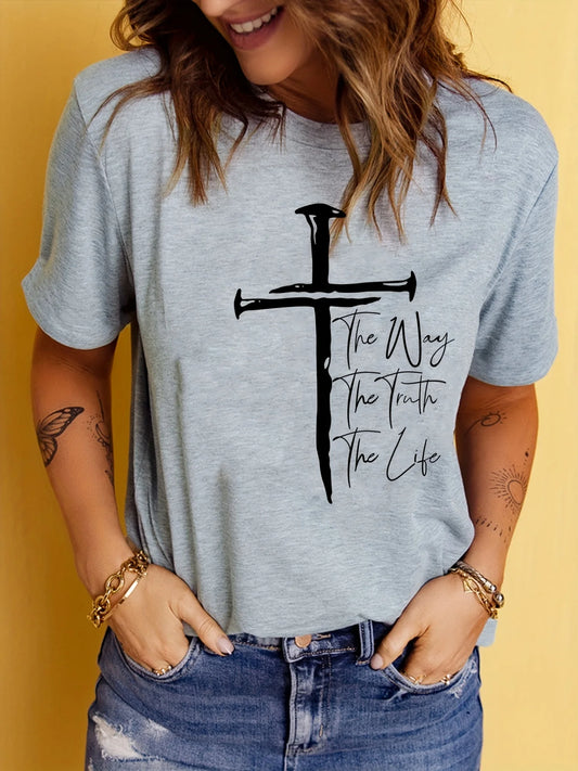 Love Like Jesus Print T-Shirt, Short Sleeve