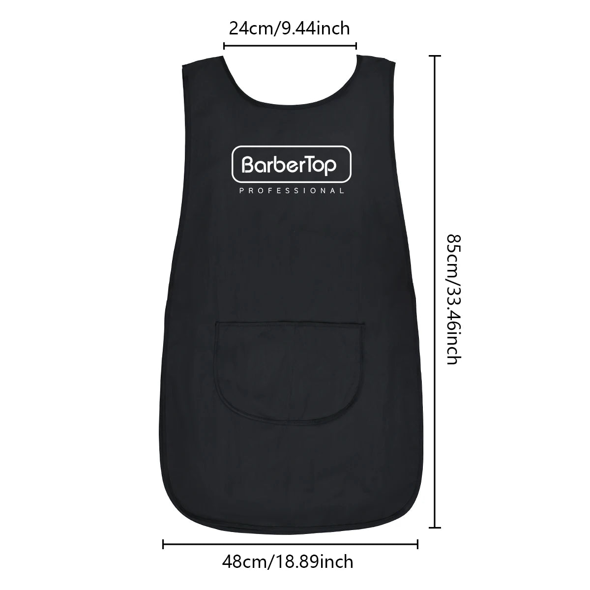 Black Stylist Apron Waterproof