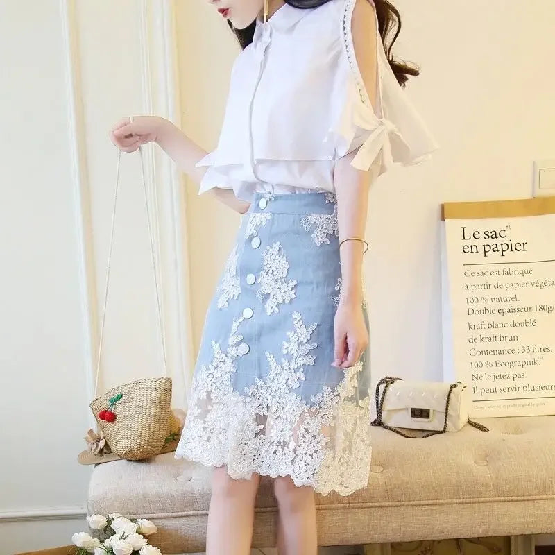 Denim Female Outfits New Matching