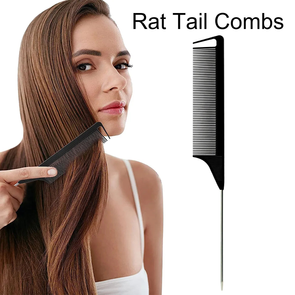 4 Candy Colors Hair Styling Pointy Tail