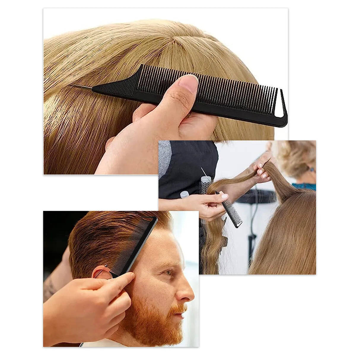 4 Candy Colors Hair Styling Pointy Tail