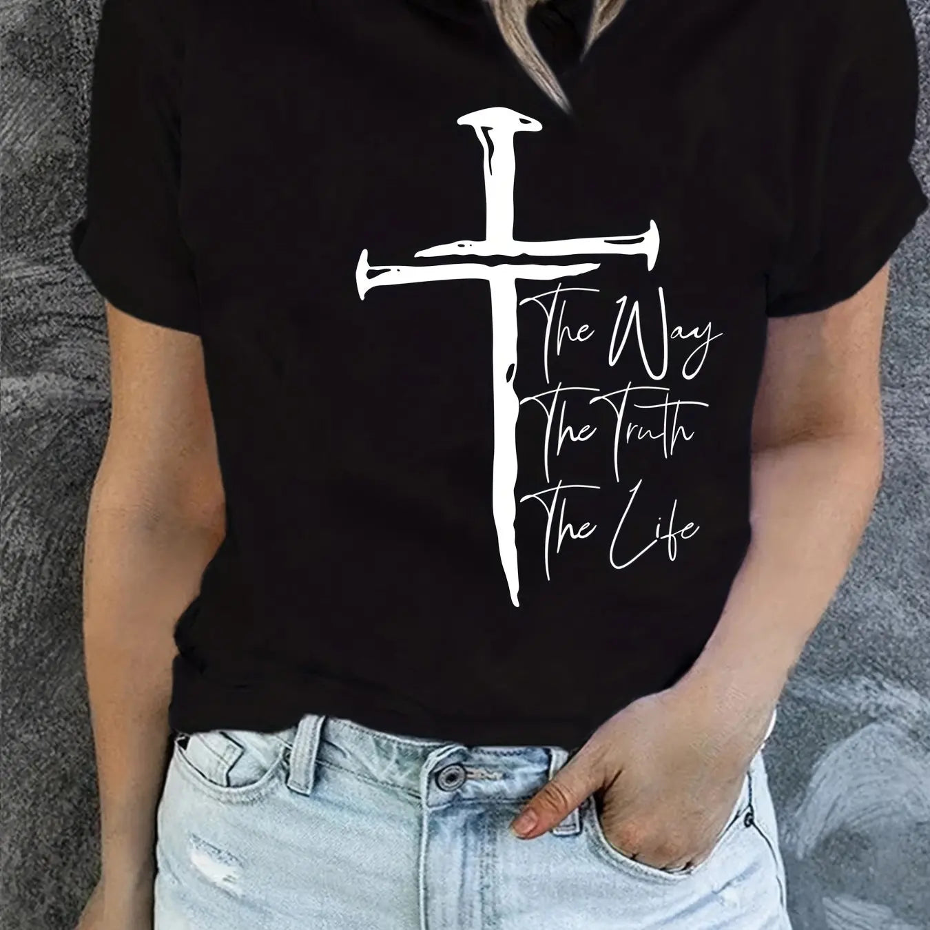 Love Like Jesus Print T-Shirt, Short Sleeve