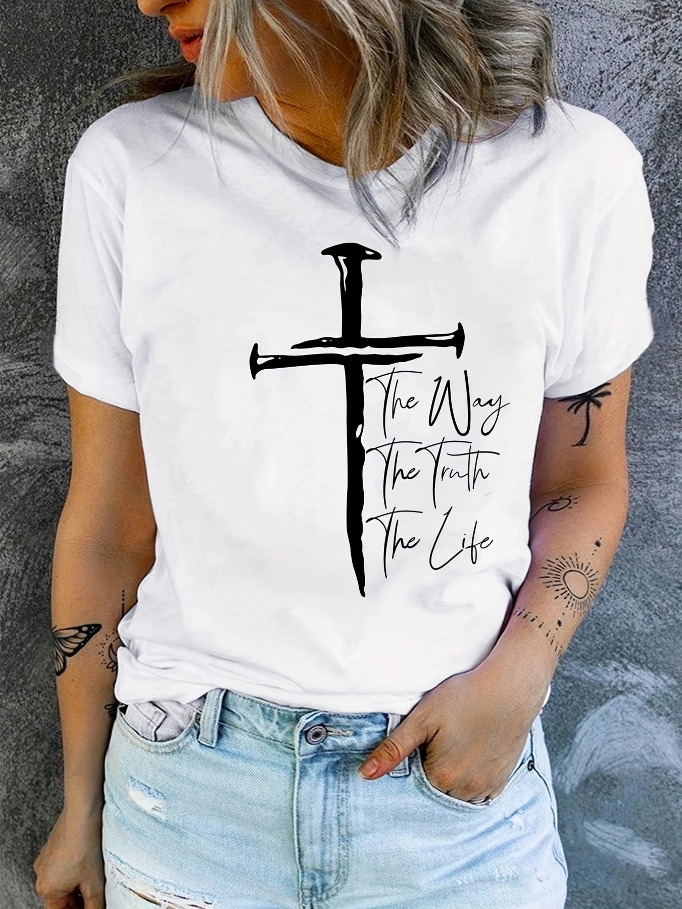 Love Like Jesus Print T-Shirt, Short Sleeve