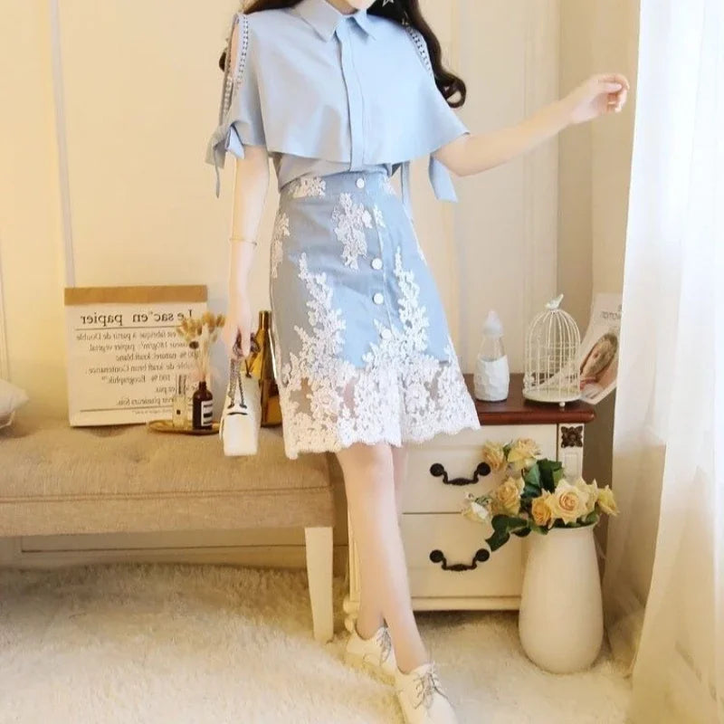 Denim Female Outfits New Matching