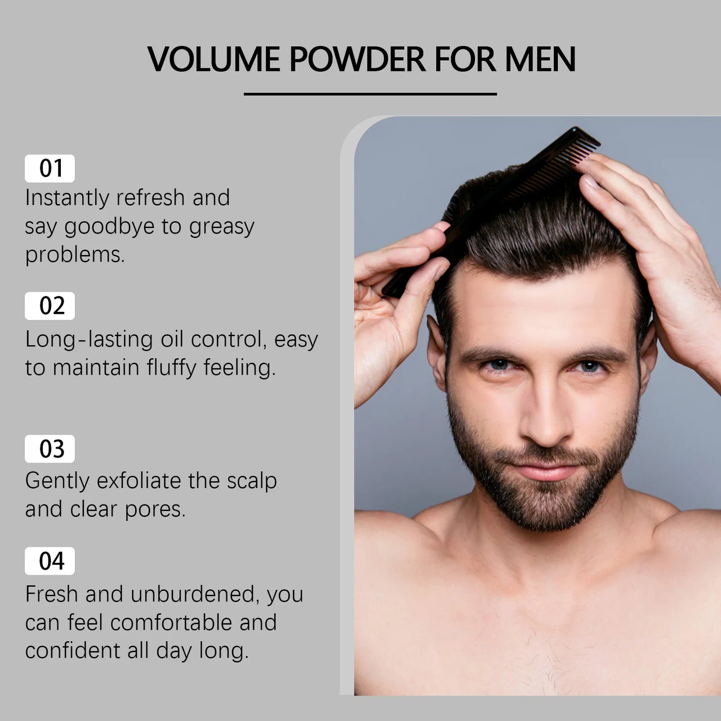 Volumizing Hair Powder Man Refreshing
