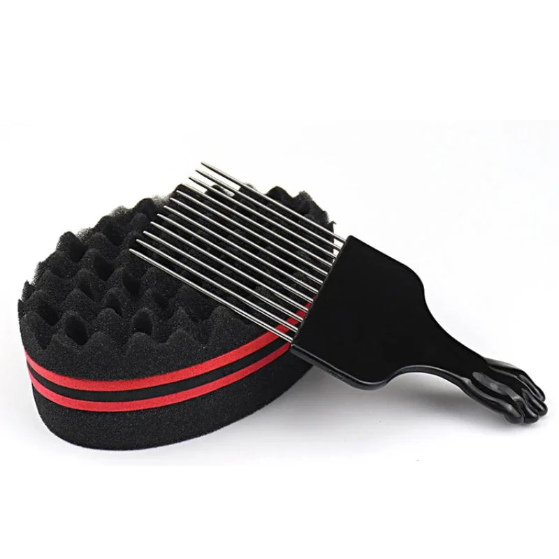 Oval Double Sides Magic Twist Hair Brush