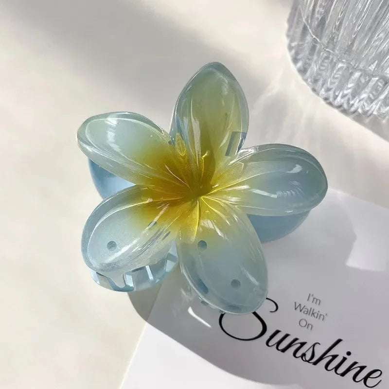 4 colors Gradient Flower Hair Accessories
