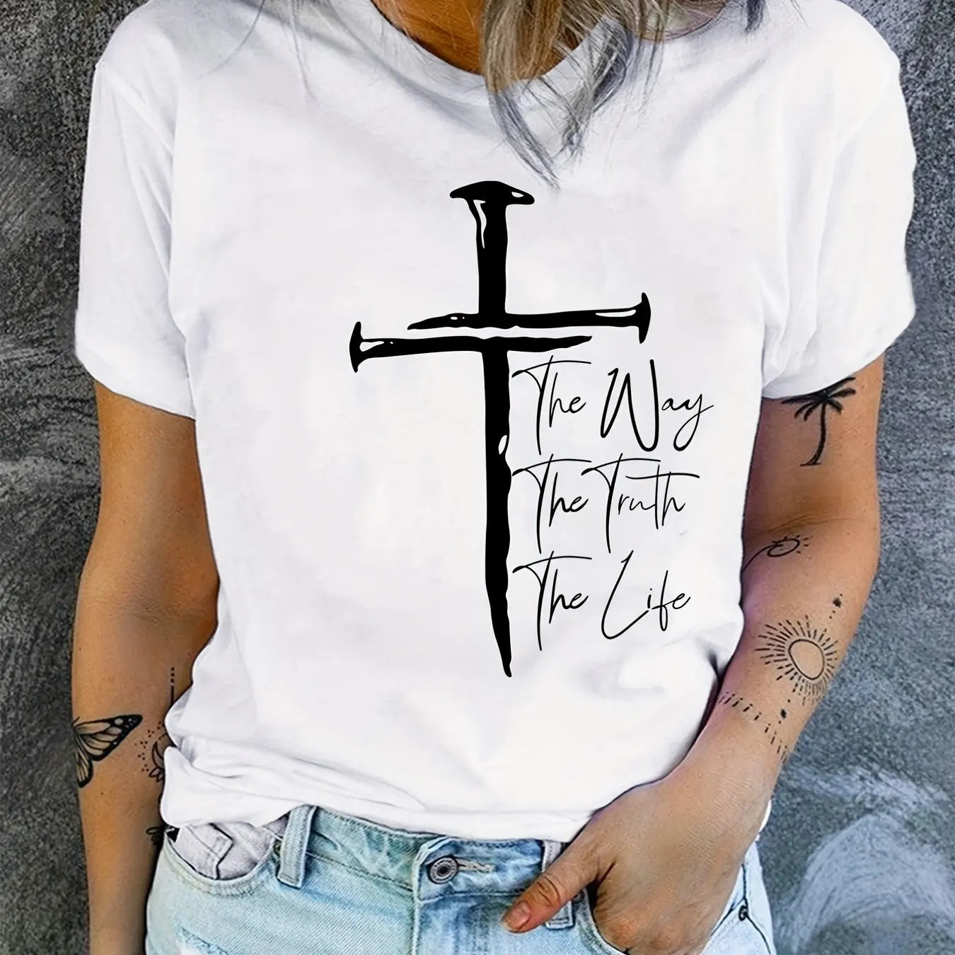 Love Like Jesus Print T-Shirt, Short Sleeve